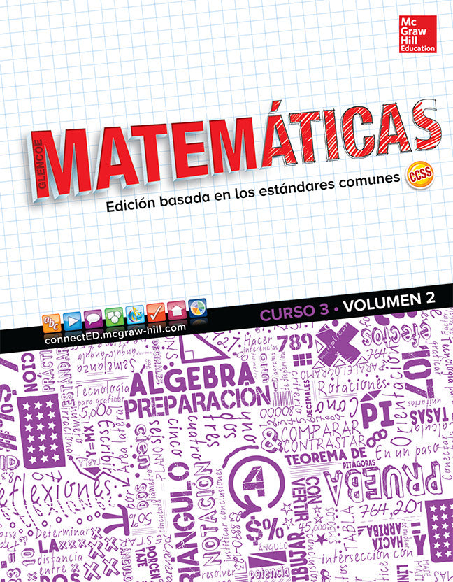 Glencoe Math Course 3 Volume 2 Spanish Student Edition