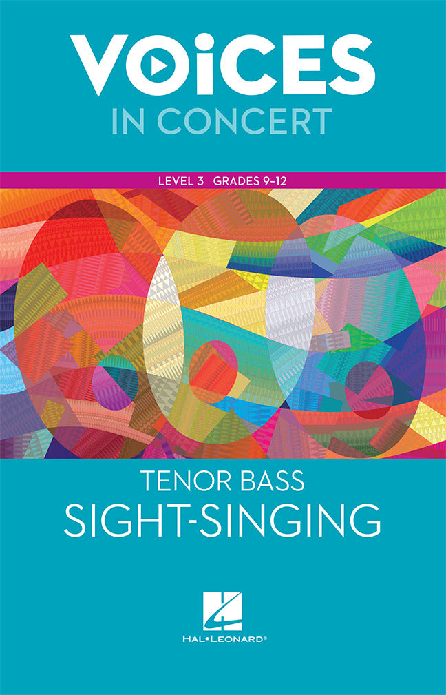 Hal Leonard Voices In Concert Level 3 Tenor Bass Sight Singing Book Grades 9 12