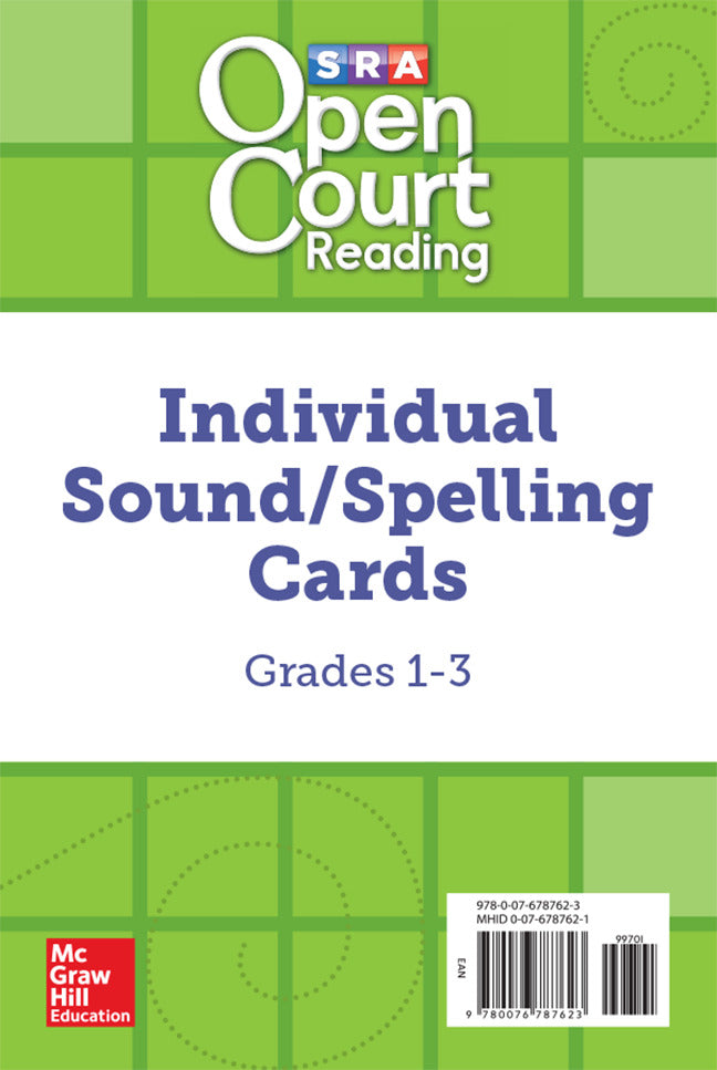 Open Court Reading Grades 1 3 Individual Sound Spelling Cards