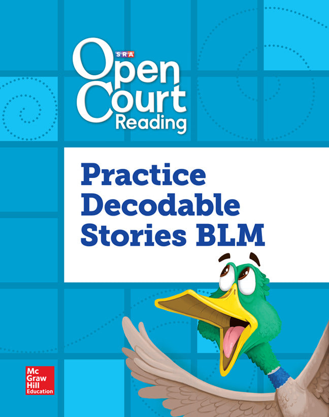 Open Court Reading Practice Decodable Takehome Stories Blackline Master Grade 3