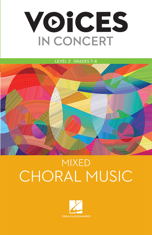 Hal Leonard Voices In Concert Level 2 Mixed Choral Music Book Grades 7 8