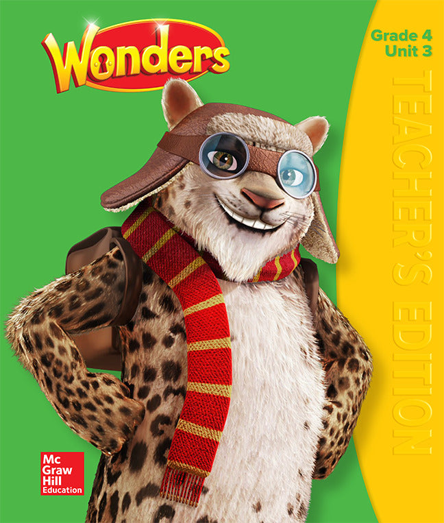 Wonders Teachers Edition Volume 3 Grade 4