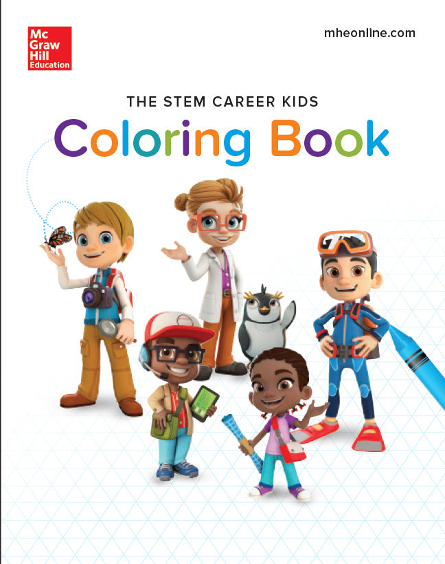 Inspire Science Early Learners Stem Kids Coloring Book Set 30 Copies