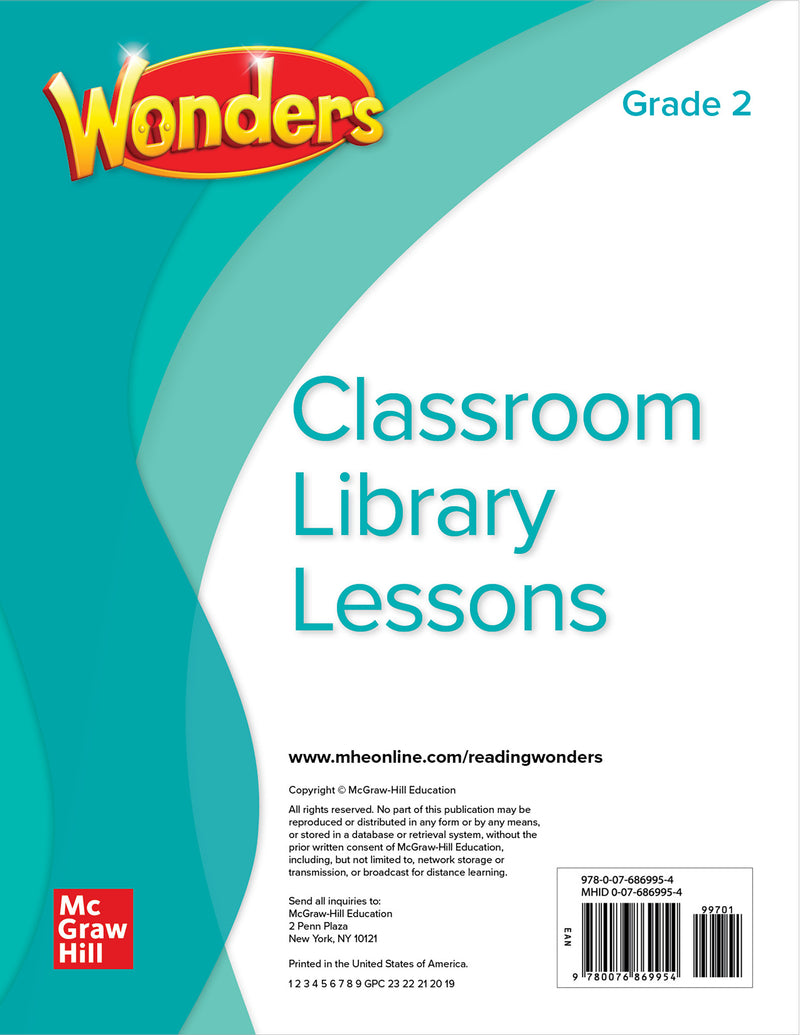Reading Wonders Grade 2 Classroom Library Lessons