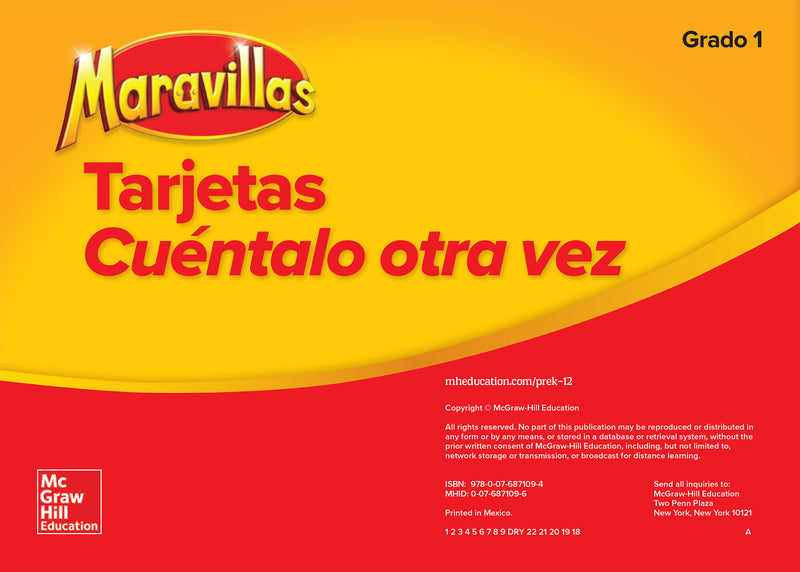 Maravillas Grade 1 Retelling Cards