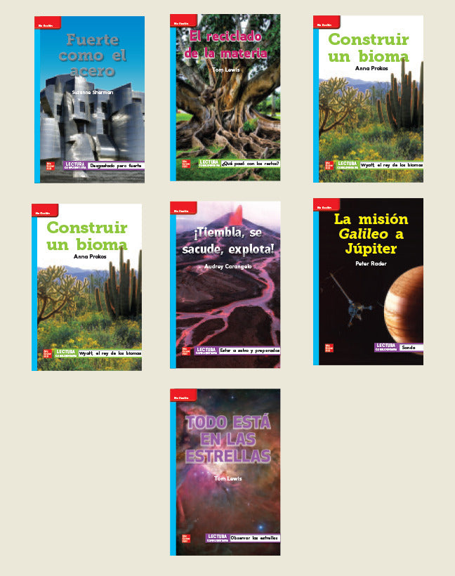 Inspire Science Grade 5 Spanish Leveled Reader Library 6 Copies