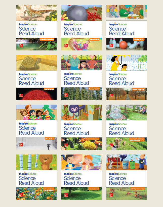 Inspire Science Grade K Read Aloud Class Set 1 Copy