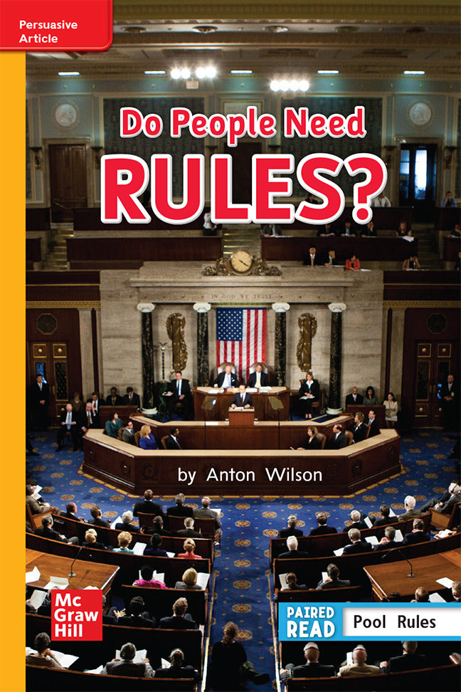 Wonderworks 2021 Grade 2 Apprentice Leveled Reader Do People Need Rules