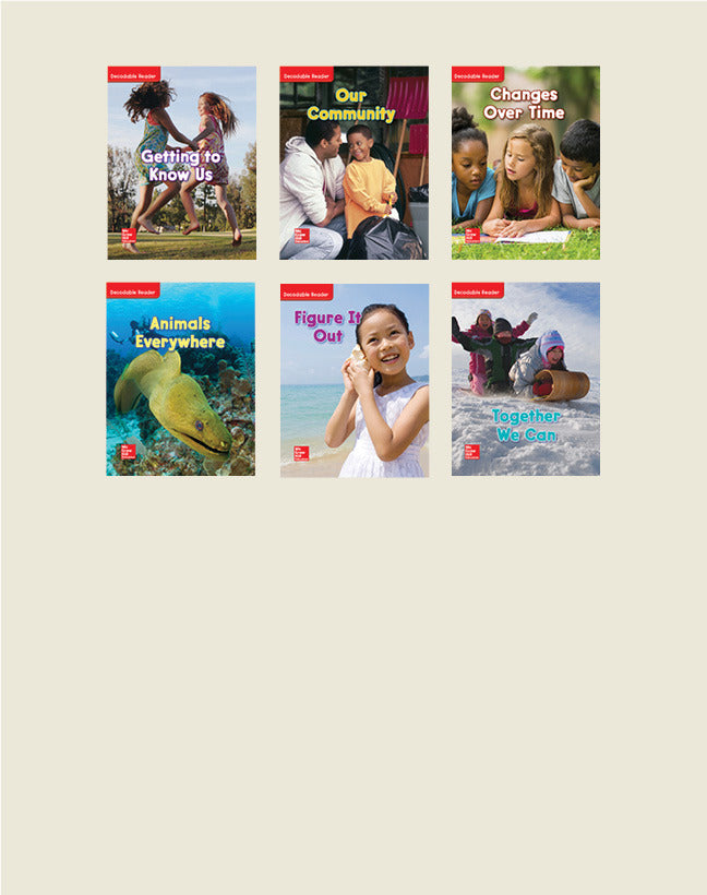 Wonders Grade 1 Decodable Reader Package 1 Each Of 6