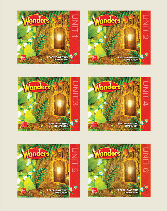 Wonders Grade 1 Reading Writing Companion Package
