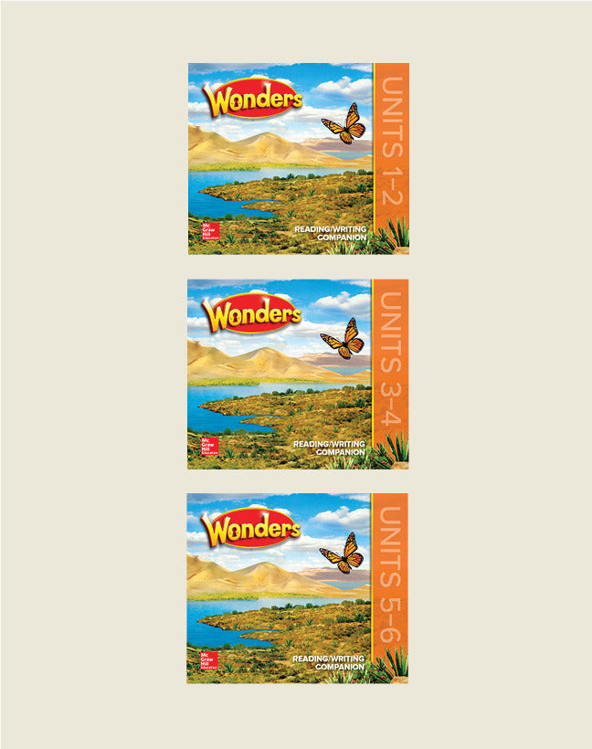 Wonders Grade 3 Reading Writing Companion Package