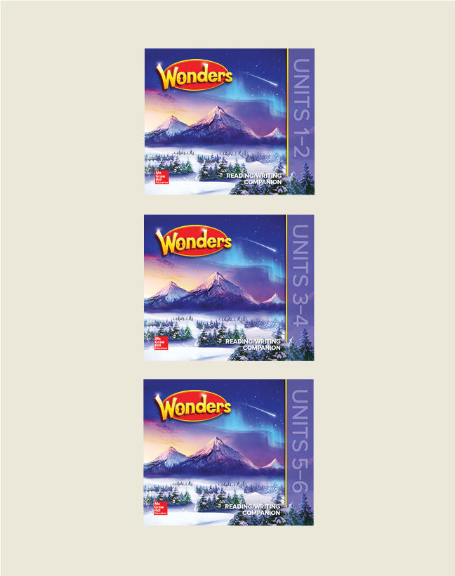 Wonders Grade 5 Reading Writing Companion Package
