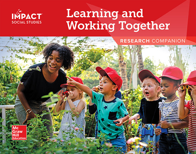 Impact Social Studies Learning & Working Together Grade K Research Companion