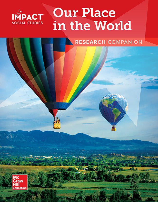 Impact Social Studies Our Place In The World Grade 1 Research Companion