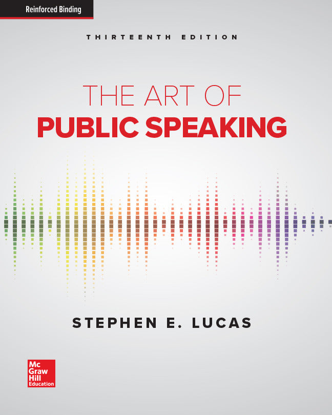 Lucas The Art Of Public Speaking 2020 13e Student Edition