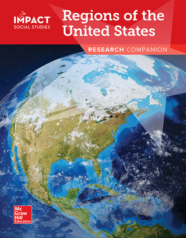 Impact Social Studies Regions Of The United States Grade 4 Research Companion