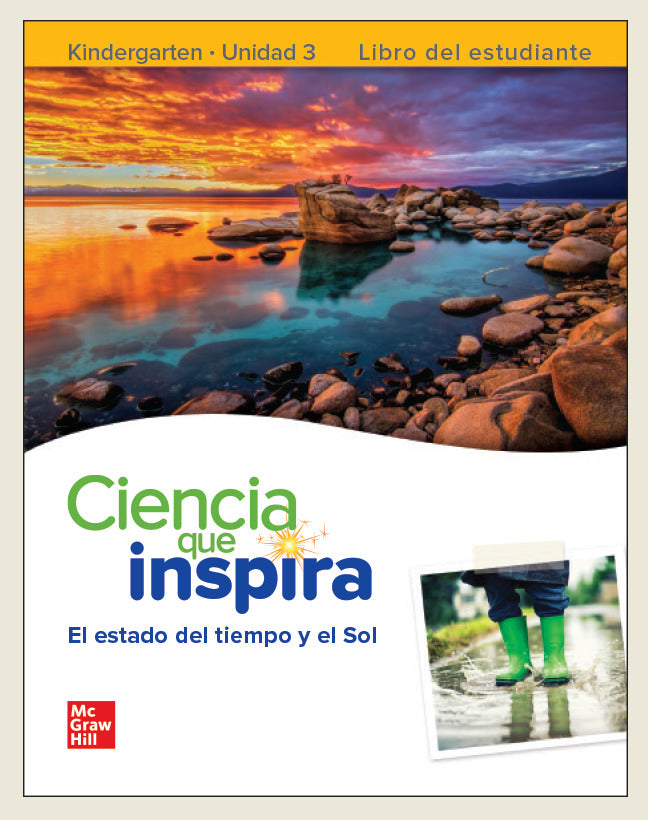 Inspire Science Grade K Spanish Student Edition Unit 3