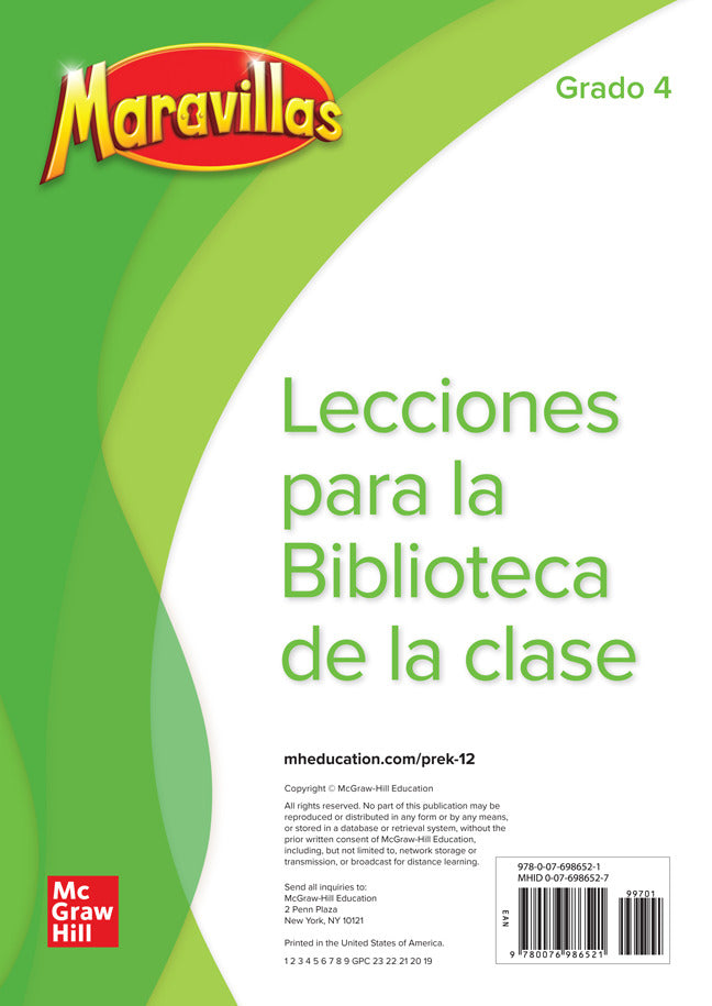 Maravillas Grade 4 Classroom Library Lessons
