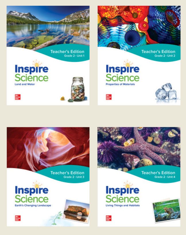 Inspire Science Grade 2 Print Teachers Edition Bundle Units 1 4