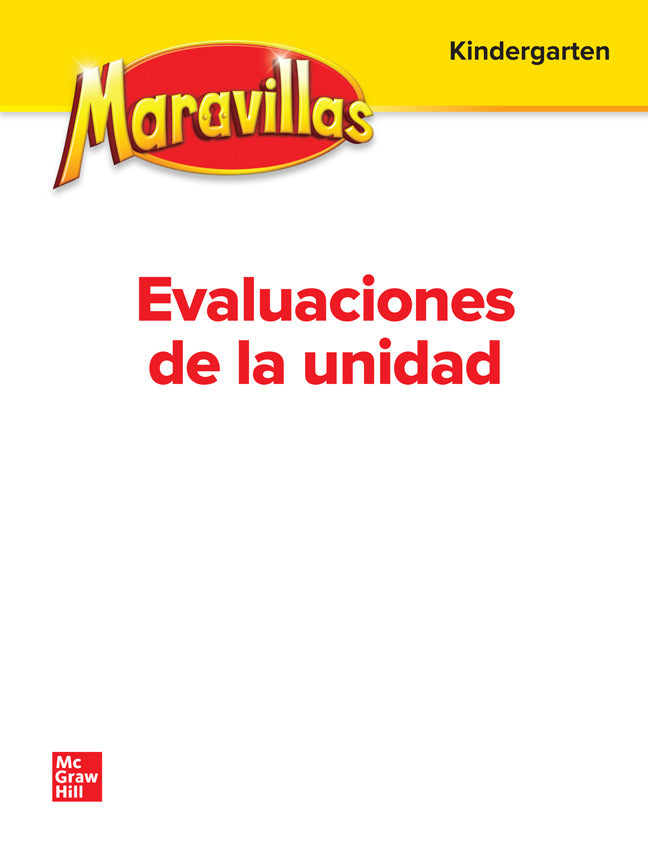 Maravillas Grade K National Unit Assessment