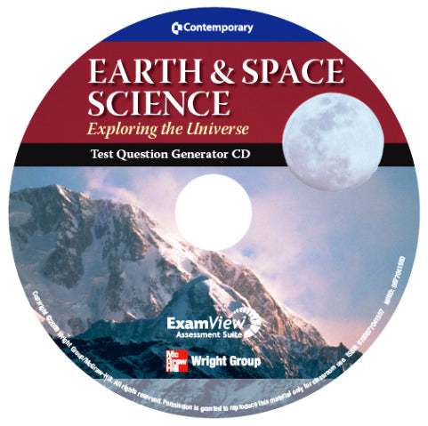 Earth & Space Science Exploring The Universe Examview Assessment Suite Cd Rom