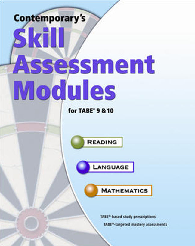 Skill Assessment Modules For Tabe 9 & 10 Complete Set Site License