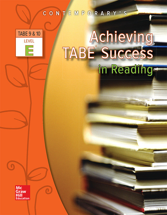 Achieving Tabe Success In Reading Level E Workbook