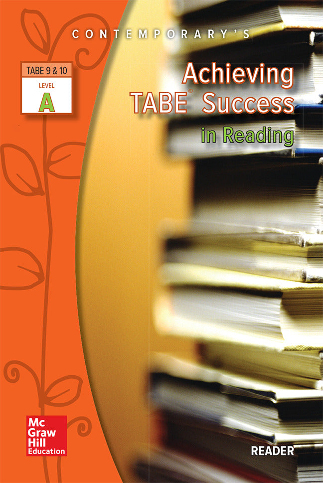Achieving Tabe Success In Reading Level A Reader