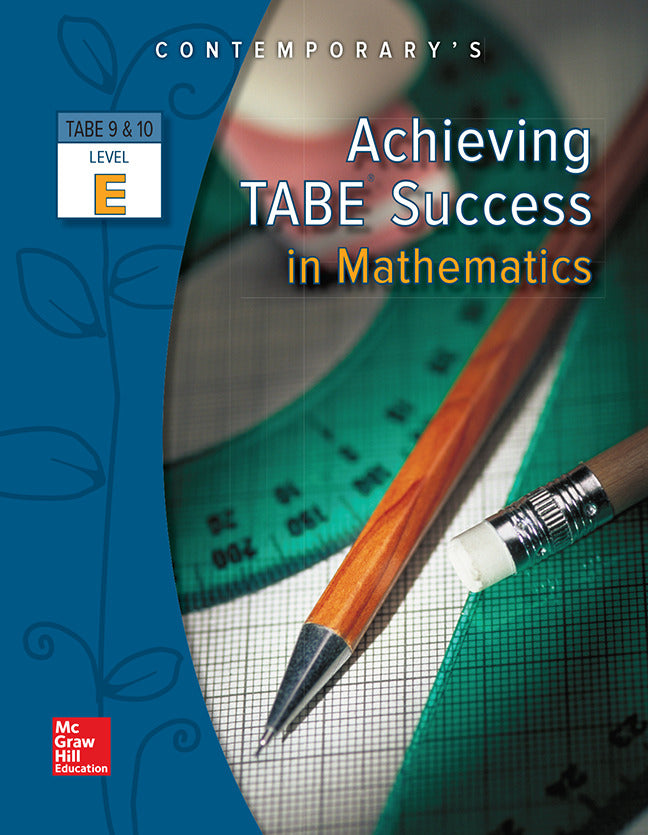 Achieving Tabe Success In Mathematics Level E Workbook
