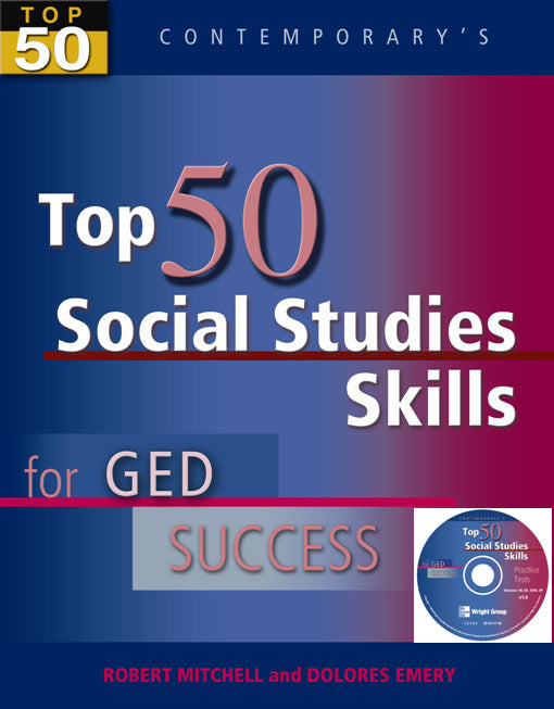 Top 50 Social Studies Skills For Ged Success Student Text With Cd Rom