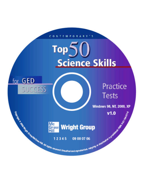 Top 50 Science Skills For Ged Success Cd Rom Only