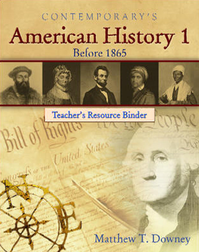 American History 1 Before 1865 Overhead Transparencies Only