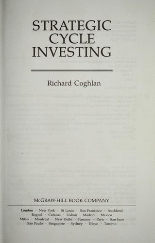 Strategic Cycle Investing The Investors Survival Guide For All Markets
