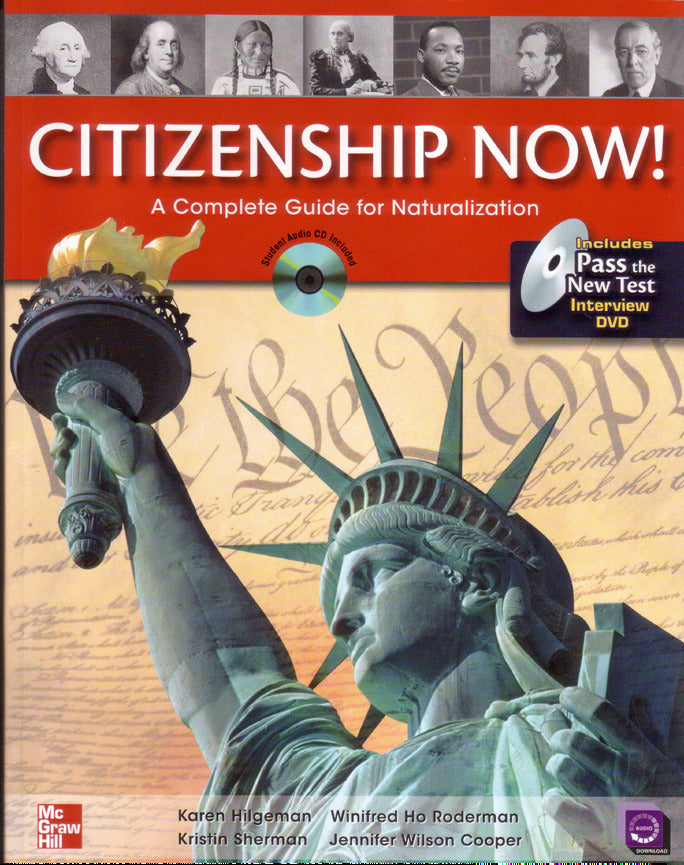 Citizenship Now Student Book With Pass The Interview Dvd & Audio Cd 3e