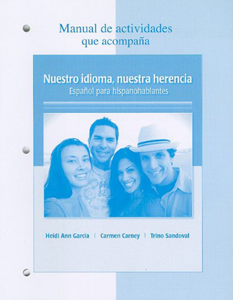 Manual De Actividades T A Nuestro Idioma Nuestra Herencia