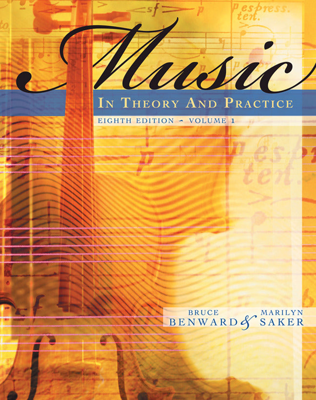 Workbook To Accompany Music In Theory & Practice Volume 1 With Finale Discount Sticker 8e