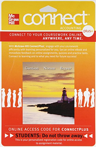Connect 1 Semester Access Card For Managerial Accounting