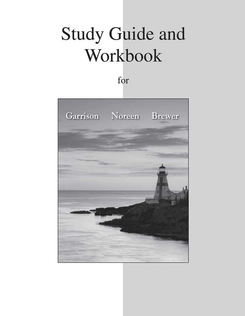 Student Workbook Study Guide For Managerial Accounting