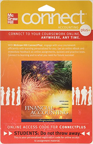 Connect 1 Semester Access Card For Financial Accounting 2e