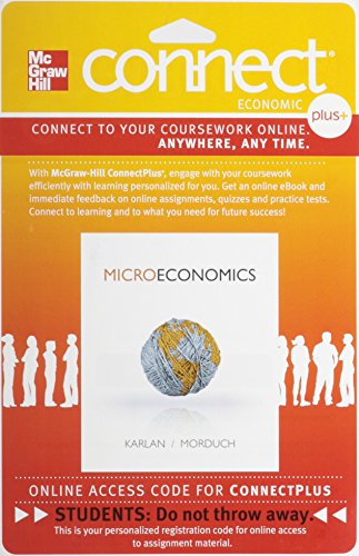 Connect 1 Semester Access Card For Microeconomics