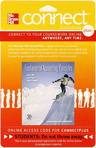 Connect 2 Semester Access Card For Fundamental Accounting Principles 20e