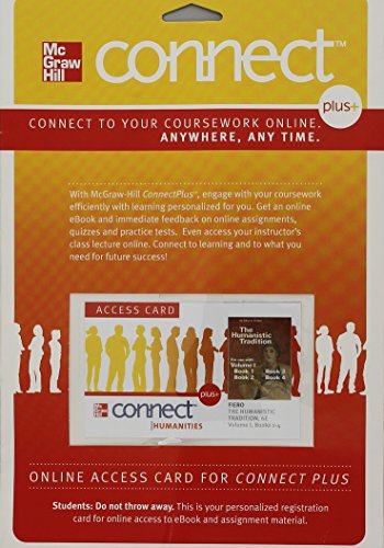 Connect Access Card For The Humanistic Tradition Volume 1; Books 1 To 4 6e