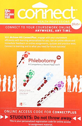 Connect Access Card For Phlebotomy A Competency Based Approach 3e