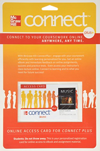 Connect Access Card For Music An Appreciation