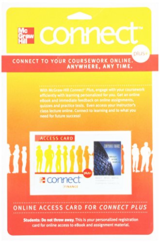Connect 1 Semester Access Card For Fundamentals Of Corporate Finance 7e