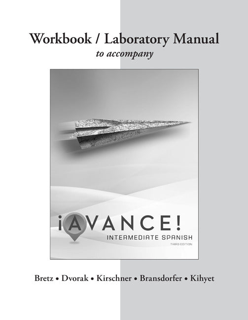 Workbook Laboratory Manual For Avance 3e