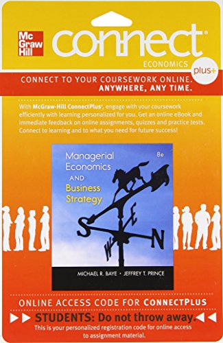 Connect 1 Semester Access Card For Managerial Economics 8e