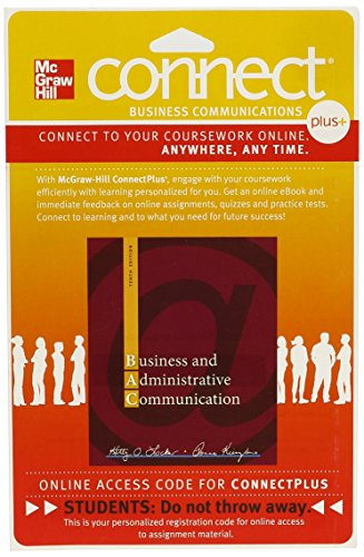 Connect 1 Semester Access Card For Business & Administration
