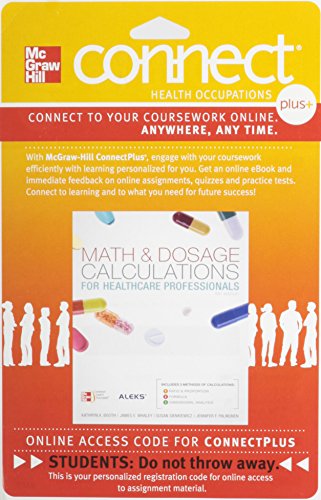 Connect 1 Semester Access Card For Math & Dosage Calculations 4e