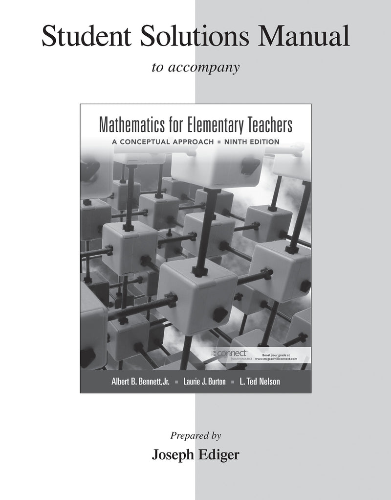 Student Solutions Manual For Mathematics For Elementary Teachers 9e